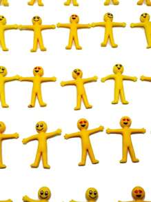 50pcs/Pack Random Color TPR Soft Rubber Funny Expression Stretchy Little Figurine Desk Decor & Stress Relief Toys