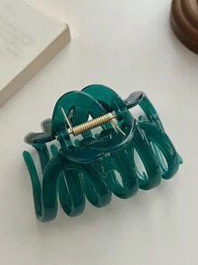 3 piezas Clips de pelo de plástico ligero y de color de gelatina de gran tamaño para mujer, diseño simple y de moda, adecuado para uso diario, ducha y combinación de ropa, clips de pelo casuales, mordazas de pelo, pinzas de pelo, clip recogedor de pelo