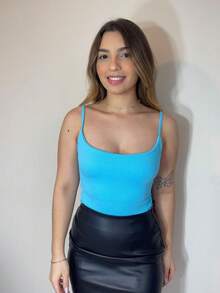 Women Bodysuits - 淺藍色 - 查看 3