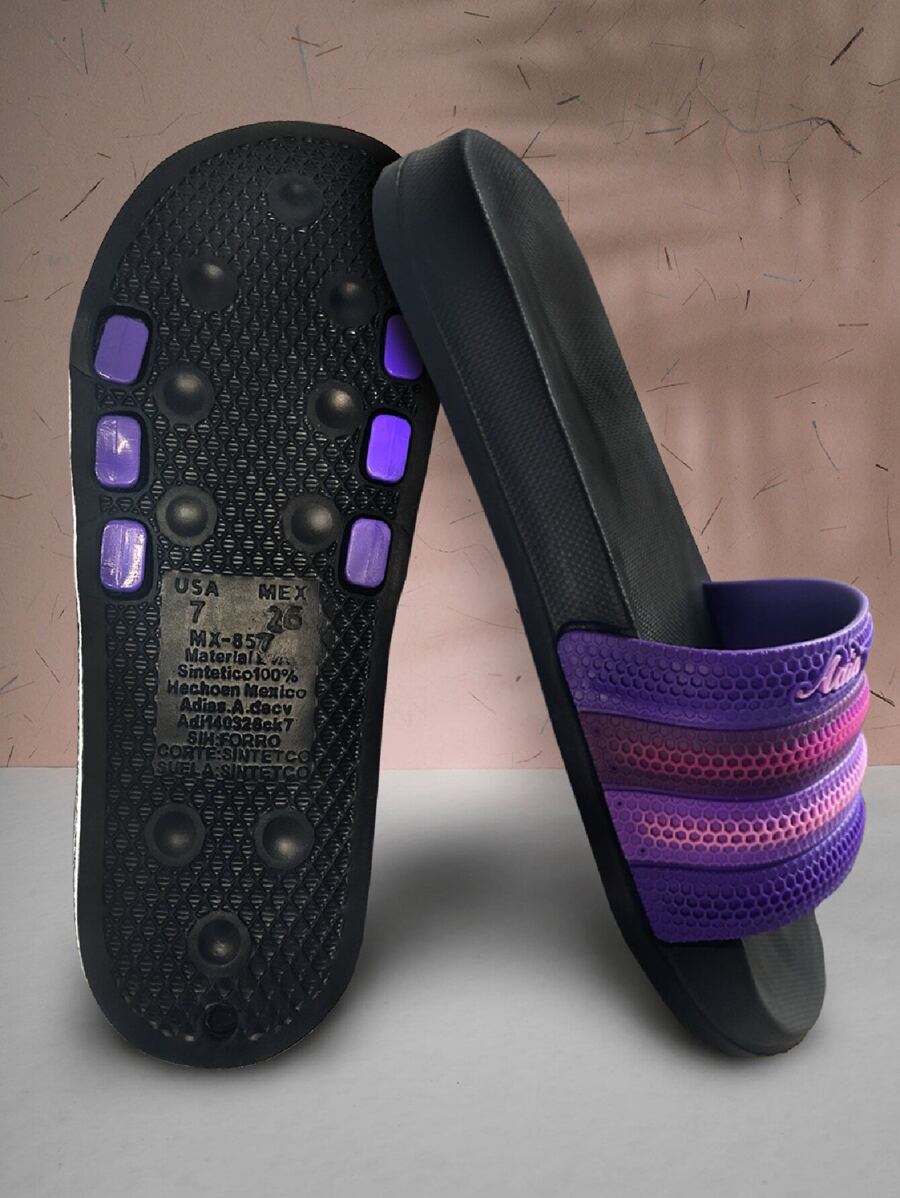 Reinforced Slide Sandal With Non-Slip Sole For Women - Black - View 1