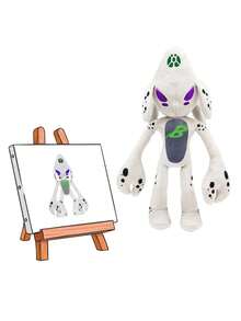 Horror Monster Plush Toy Alien Doll - White - View 3