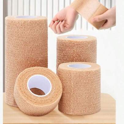 1pc Self-Adhesive Elastic Non-Woven Bandage, Knee/Elbow/Ankle/Wrist/Knuckle Guard Bandage For Sports ProtectionFor Outdoor,Sport,Travel,Household,Office,School