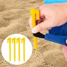 1pc Waterproof & Sandproof Beach Mat (suitable For 1-3 Adults) - Quick-drying Outdoor Picnic Mat For Travel, Camping And Hiking - Enjoy Beach Fun Without Making A Mess - Blue - View 7