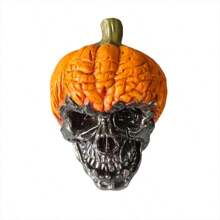 Độc ác Quả bí ngô Sọ Halloween Quả bí ngô Đồ trang trí Đồ trang trí Ngoài trời Sân vườn Nhựa Thủ công mỹ nghệ 1 Miếng - Đầu bí ngô loại C - Xem 7