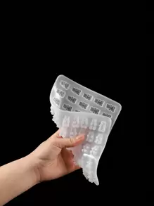 1pc Diy Bear Shaped Silicone Mold For Resin & Soft Material, Epoxy Resin Mold, For Pendant, Jewelry Making Tool, No Water Leakage