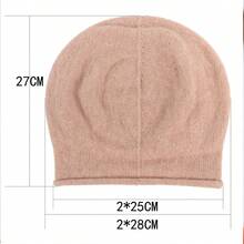 女士針織羊毛頭巾帽套裝,配有保暖耳暖帶,為秋冬季節準備的黑色款式