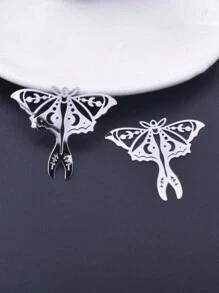 6 Peças De Joias De Latão Dourado Suprimentos De Borboleta E Mariposa De Aço Inoxidável Pingente Para Diy Brincos Artesanais
