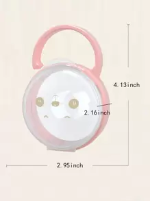 1 hộp đựng chống bụi PP trong suốt hình gấu trúc/kẹp núm vú giả/bộ kẹp núm vú giả chống bụi, hộp đựng di động tinh tế, hộp đựng riêng biệt, móc treo di động vệ sinh cho bé. Lưu ý: Cần chọn hộp đựng/kẹp núm vú giả/bộ khi đặt hàng, màu sắc ngẫu nhiên và không bao gồm núm vú giả. - Hồng - Xem 9