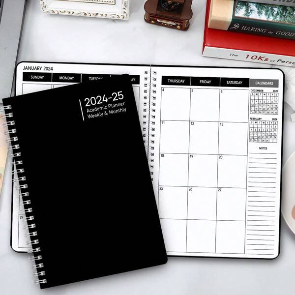 20242025 Monthly Calendar Planner Spiral 24 Months Office Planner From