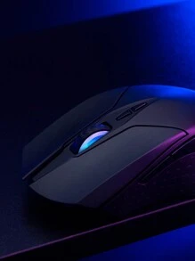 Rapoo V20W Minimalist Wireless Chargeable RGB Wired 2.4G Wireless Dual Mode Programmable Ergonomic 16000DPI Adjustable Gaming Mouse For Player PC Desktop Laptop - Black - View 7