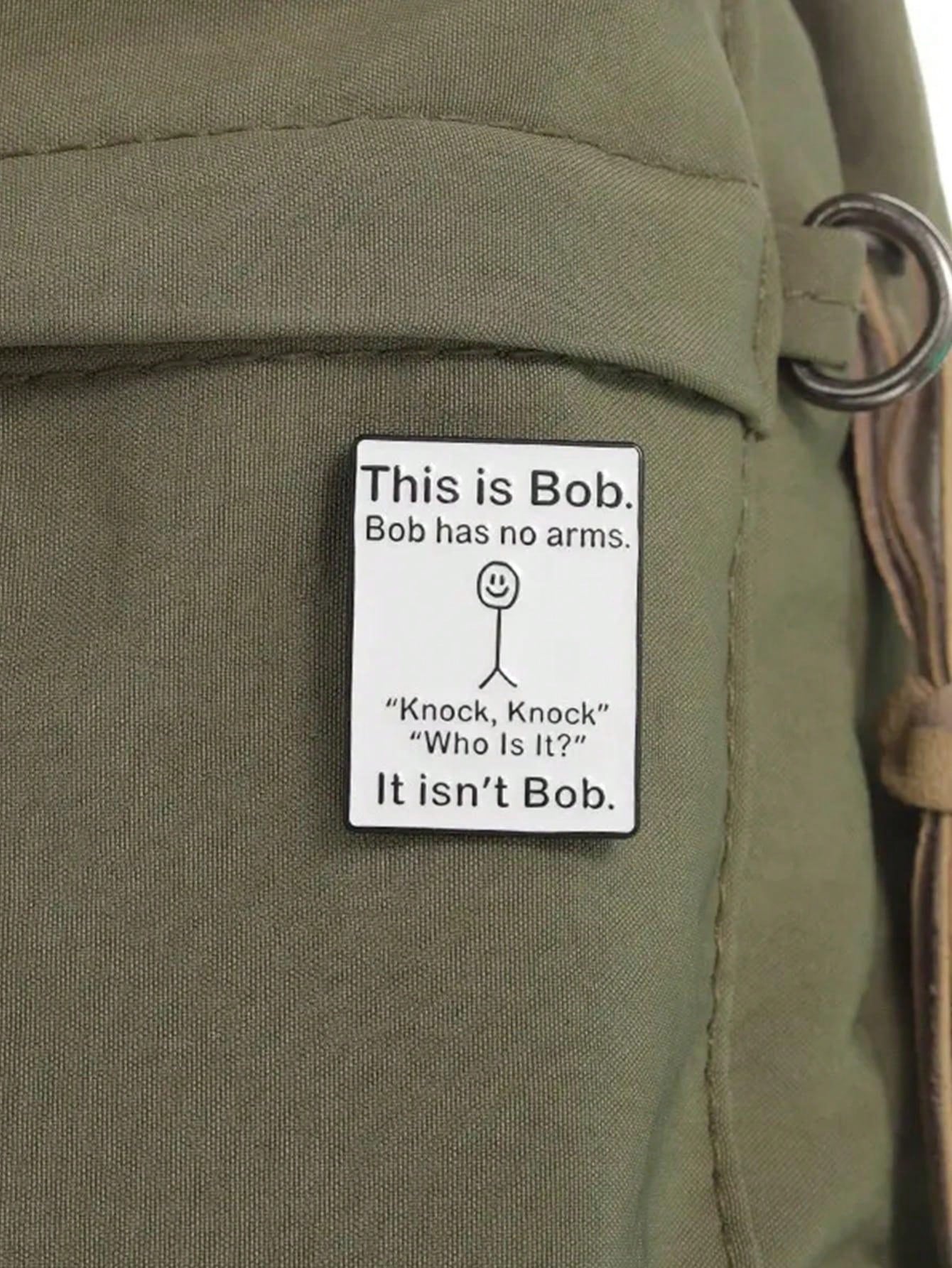 KKJOY Personalisierte Namensbrosche - Edelstahl Anstecknadel