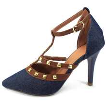 Women Heeled Sandals - 藍色 - 查看 2