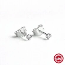 Bông tai tinh mỹ - Bạc 2,5mm - Xem 26