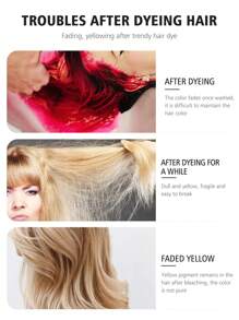 Tinte de cabello semipermanente vegano y libre de crueldad (MORADO) - Morado - Ver 8