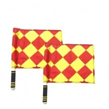 1對裁判邊旗/旗桿、信號旗/旗桿、起跑旗/旗桿、交通警告旗、運動指揮旗等 - 彩色 - 查看 1