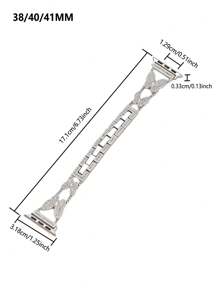 Dây đeo đồng hồ trang trí hình bướm sáng bóng lấp lánh Tương thích với Apple Watch - Rượu sâm banh - Xem 7