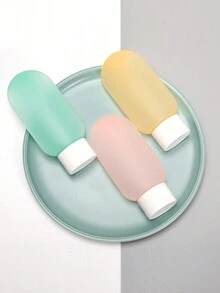 3pcs Leak-Proof Travel Bottles Refillable Squeezable Containers For Shampoo Refillable Container, Travel Bottles Set, Travel Bottles Kit For Shampoo Conditioner Lotion Body Wash, Travel Size - Multicolor - View 2