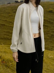 Lông cừu ngoài trời cho Phụ nữ - Màu be - Xem 2