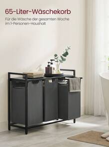 VASAGLE Laundry Baskets - Xám - Xem 4