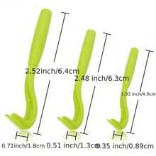 3pcs/set Pet Ticks Remover Tool, Flea Removal Hook, Pet Grooming Tool For Dogs And Cats - Green - View 4