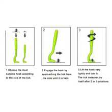 3pcs/set Pet Ticks Remover Tool, Flea Removal Hook, Pet Grooming Tool For Dogs And Cats - Green - View 3