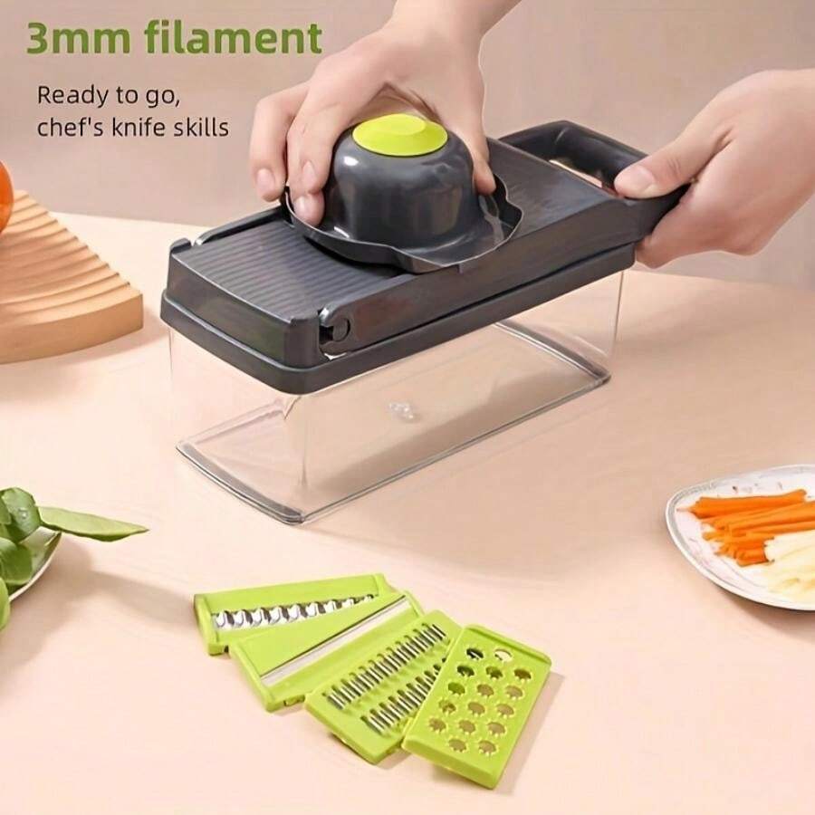 Vegetable Chopper. 14 In 1 Multifunctional Food Chopper, Used For