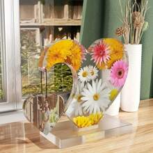 2 件/套白色 Diy 矽膠模具,用於滴膠、樹脂、石膏,製作大大小小的心形掛框、展示架 - 白色 - 查看 5