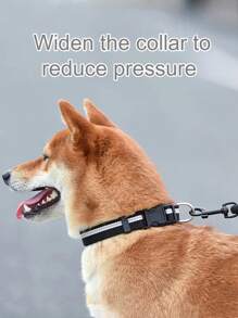 1 Pieza Correa Para Perro Golden Retriever Teddy Para Caminar, Adecuada Para Perros Grandes, Medianos Y Pequeños, Con Collar - Rosa - Ver 2