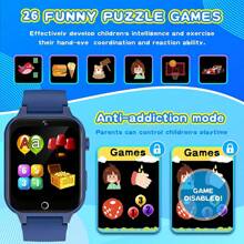 1pc Children's Watch With Camera, Video Recording, Flashlight, Music Playing, Game Functions. Non-cellular Version, Ideal Gift For Students, Boys & Girls On Christmas, Birthday