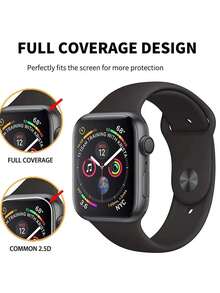 Compatible With Apple Watch Fashionable 8 Curved Screen Full Coverage 3d Screen Protector