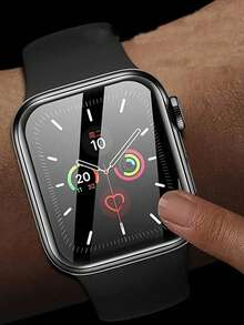 Compatible With Apple Watch Fashionable 8 Curved Screen Full Coverage 3d Screen Protector