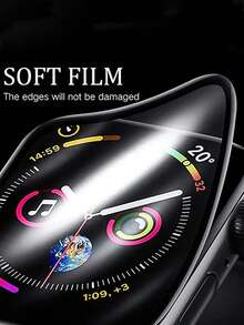 Compatible With Apple Watch Fashionable 8 Curved Screen Full Coverage 3d Screen Protector