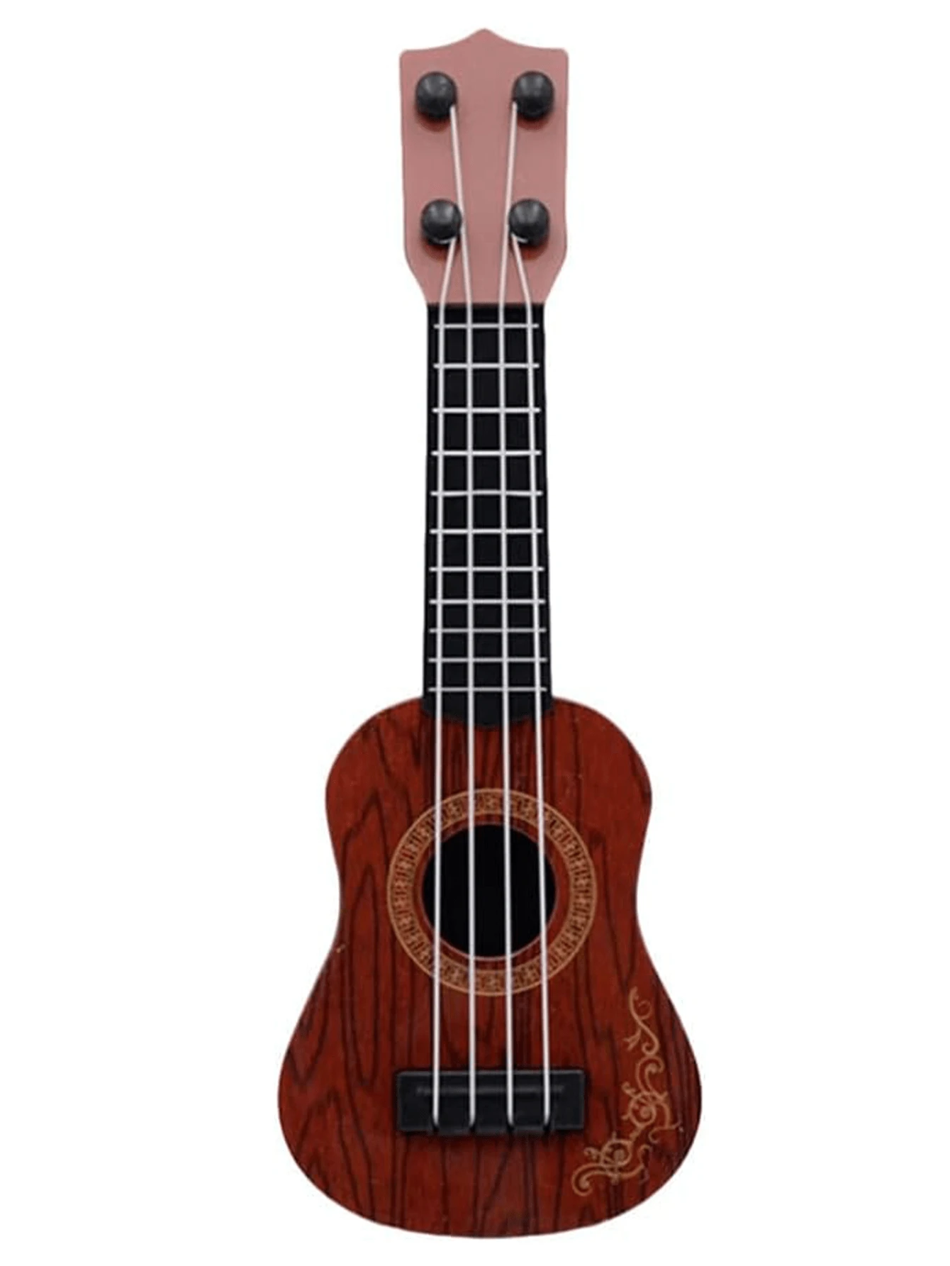 1 PC Brown Guitar Toy For  Musical Instrument,Holiday Stocking Stuffers Present(Color Box) - Rust Brown - View 1