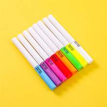 1 Pieza De Pluma De Sombra De Ojos De Neón Rosa - 6# rosa neón - Ver 5