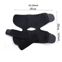 1pc Sports Ankle Support Compression Brace With Silicone Gel Anti-slip Breathable For Basketball, Running, Hiking, Elastic Foot Ankle Guard - Black - View 7