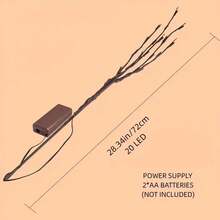 家用彩色led分枝燈-粉色 - 粉色 - 查看 4