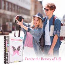 Photo Card Binder A5 Kpop Photo Card Holder Book Kpop Album Binder with 80 Pockets Inner 6 Ring - Multicolor - View 6