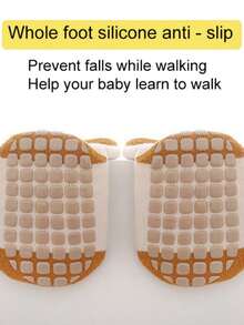 5 Pairs Infant Floor Socks, Toddler Anti-slip Socks, Cartoon Anti-skid Bottom Mid Tube Early Education Socks - Multicolor - View 4