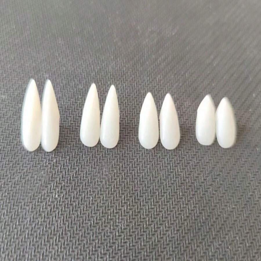 1pc False Teeth + Dental Adhesive - White - View 1
