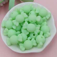 20入組素色橡膠糖果珠子DIY首飾製作 - 21*11mm/20個 - 查看 8