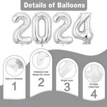 Bóng bay trang trí - Bạc - Xem 3