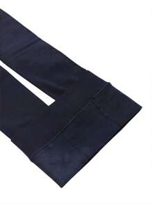 Leggings térmicos de unicolor con forro térmico grueso para niñas, adecuados para la danza