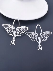 6 Peças De Joias De Latão Dourado Suprimentos De Borboleta E Mariposa De Aço Inoxidável Pingente Para Diy Brincos Artesanais