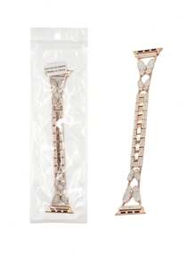 Dây đeo đồng hồ trang trí hình bướm sáng bóng lấp lánh Tương thích với Apple Watch - Rượu sâm banh - Xem 8