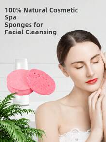 20 Stück Natürliche Gesichtsschwämme, Beauty-spa-schwämme Für Gesichtsreinigung, Peeling Und Make-up-entferner, Ideal Für Zuhause Und Reisen.
