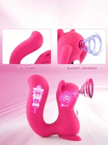 G-spot vibrator women's sucking sex toy cute squirrel shape licking clit stimulator tongue sucker nipple vaginal vibrator