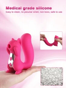 G-spot vibrator women's sucking sex toy cute squirrel shape licking clit stimulator tongue sucker nipple vaginal vibrator