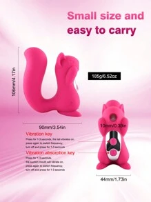 G-spot vibrator women's sucking sex toy cute squirrel shape licking clit stimulator tongue sucker nipple vaginal vibrator