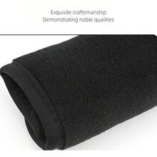 S Size Plush Shoulder Wrap - Black - View 8