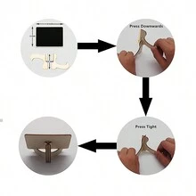 1個帶圓角和迷你支架的小木黑板,可用於創意座椅卡,備忘錄,婚禮,派對,家庭裝飾,手工藝品展示 - 淺灰色 - 查看 4